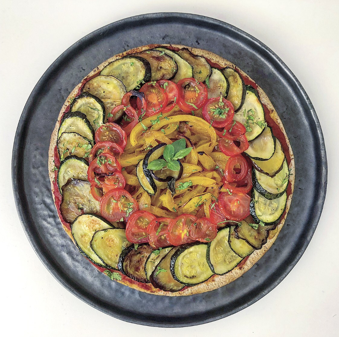 Pizza légumes du soleil